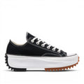My Store black textile Converse Run Star Hike Ox low-top sneakers with white laces and a chunky platform sole.