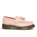 My Store Dr. Martens Adrian Virginia pale pink leather tassel loafers with Goodyear welt construction.