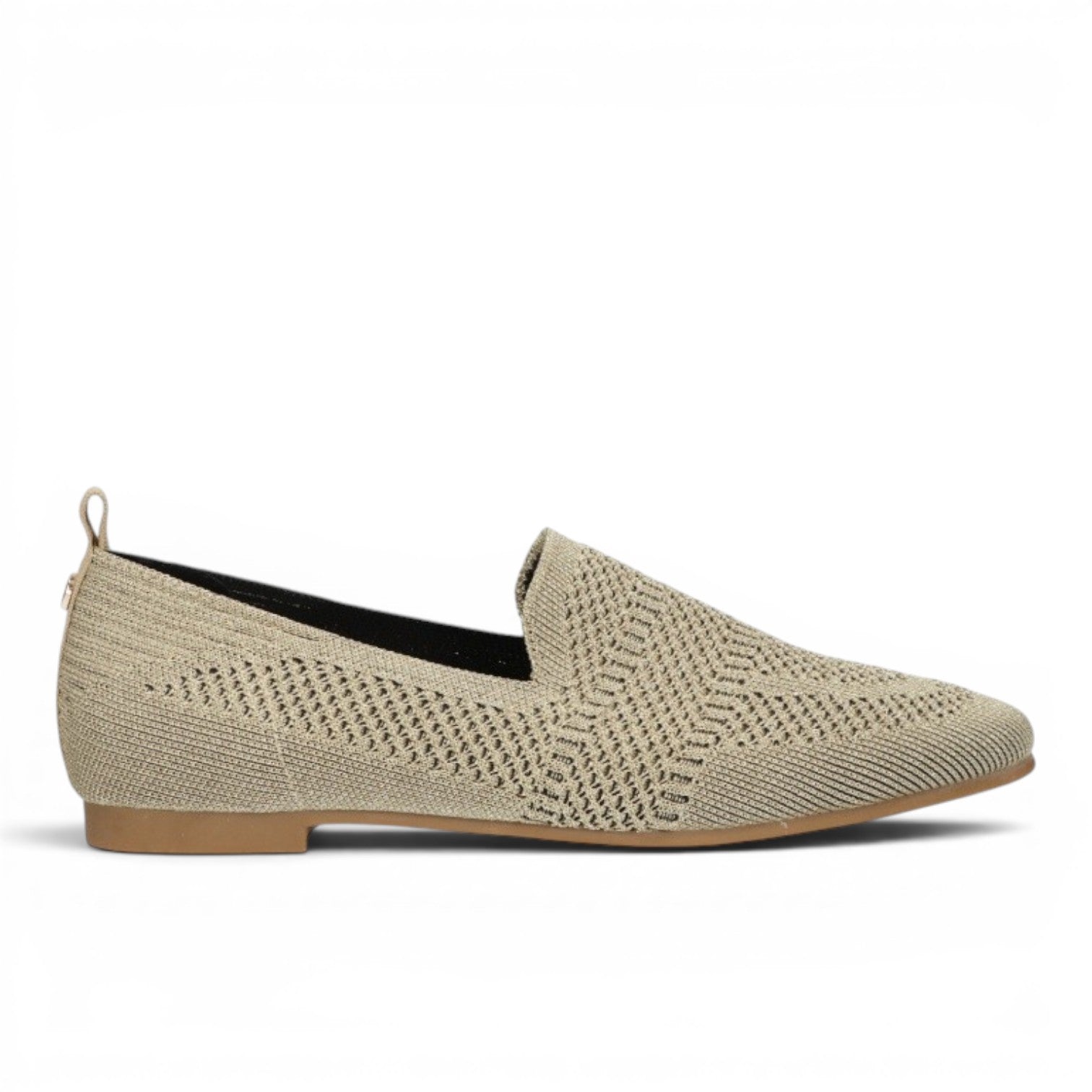 My Store La Strada 2111884 beige knitted loafers with memory foam insole.