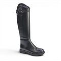 My Store Laura Biagiotti 9314 black synthetic knee-high boots with textile lining and back zipper.