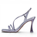 My Store Tamaris 1/1-28357/20 metallic purple synthetic strappy heeled sandals