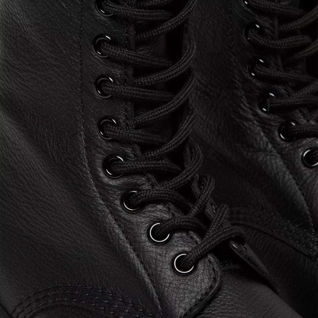 My Store Dr. Martens 1490 Virginia black leather 10-eyelet lace-up boots