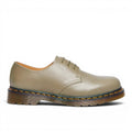 My Store Dr. Martens 1461 Carrara leather oxford shoes in taupe with yellow stitching and PVC sole.