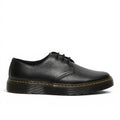 My Store Dr. Martens Thruston Lo black leather lace-up shoes with PVC sole and textile lining.