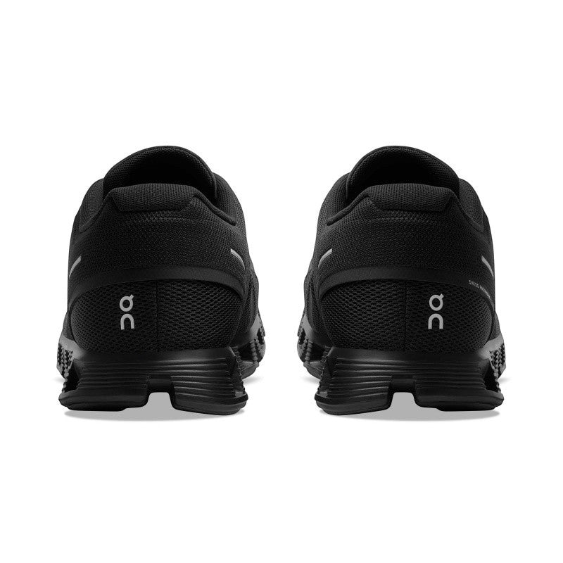 My Store black recycled polyester On Cloud 5 running shoes with quick-lace system and cushioned sole