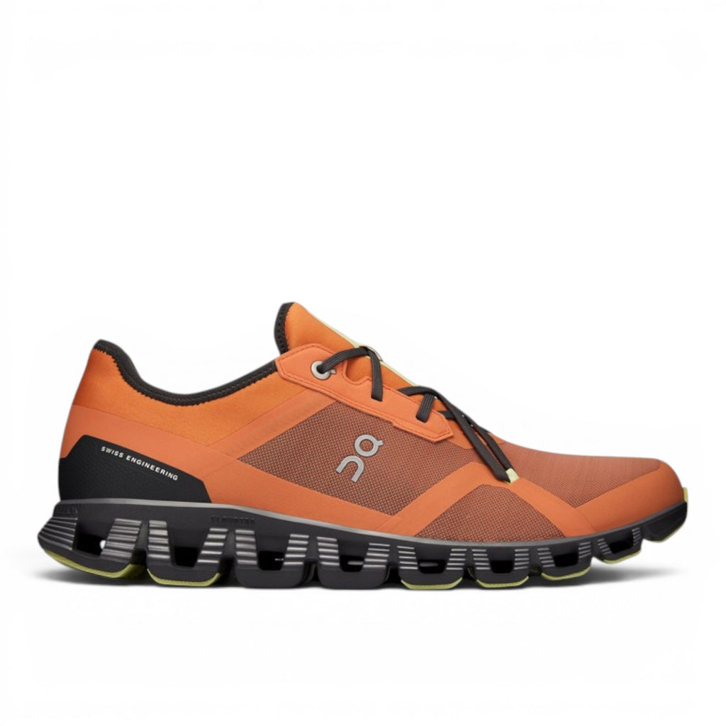 ShoeShop ON Cloud X3 AD orange mesh training shoe with black accents and white logo.