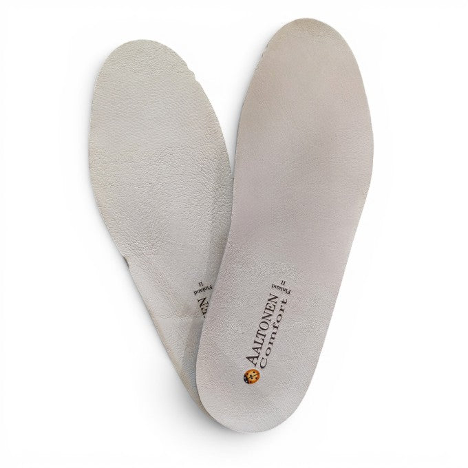 ShoeShop Aaltonen leather insoles with wide fit and heel cushioning for extra comfort