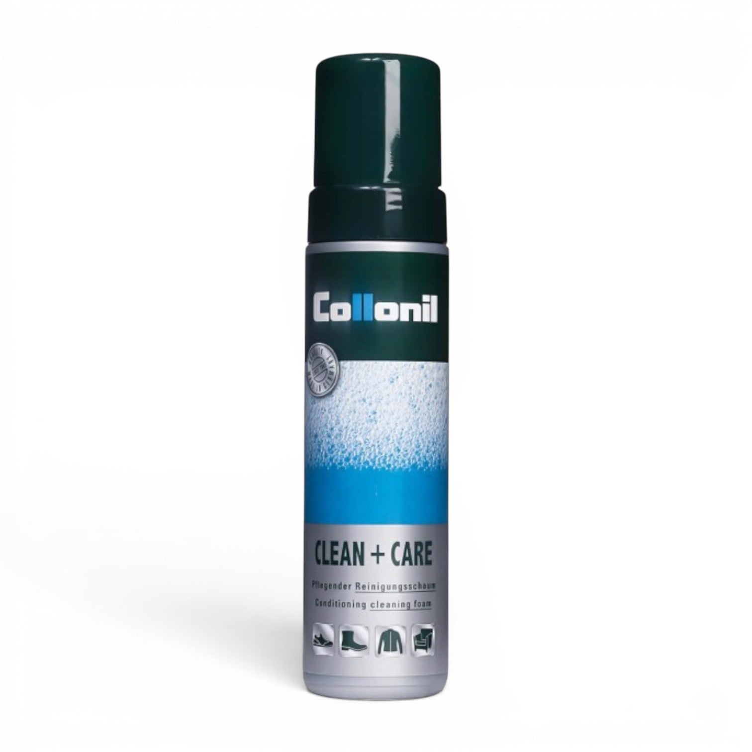 ShoeShop Collonil Clean + Care universal conditioning cleaning foam in a 200ml spray bottle