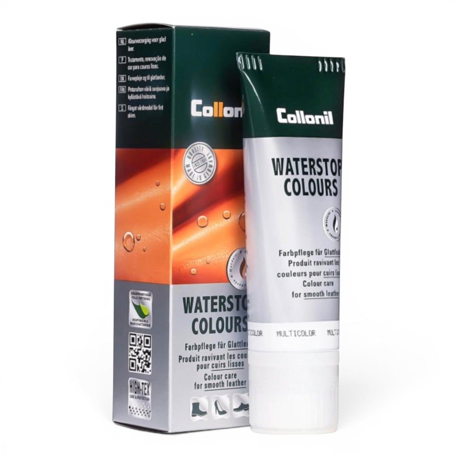 ShoeShop Collonil Waterstop shoe cream tube and box for nourishing and protecting smooth leather footwear