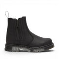ShoeShop Dr. Martens 2976 Alyson black leather Chelsea boots with side zip and rugged Wintergrip sole