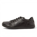 ShoeShop El Naturalista 5910 black leather low-top sneaker with matching black laces and rubber sole