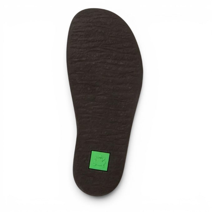 ShoeShop El Naturalista 5918 black rubber shoe sole with green frog logo detail
