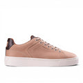 ShoeShop GANT Mc Julien beige leather sneakers with brown heel detail and white rubber sole