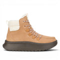 ShoeShop Hey Dude Wendy Peak Apres tan suede winter boots with faux shearling lining and thick platform sole.