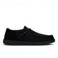 ShoeShop Hey Dude Wally Funk Mono black slip-on shoes with a breathable mesh upper and lightweight sole.
