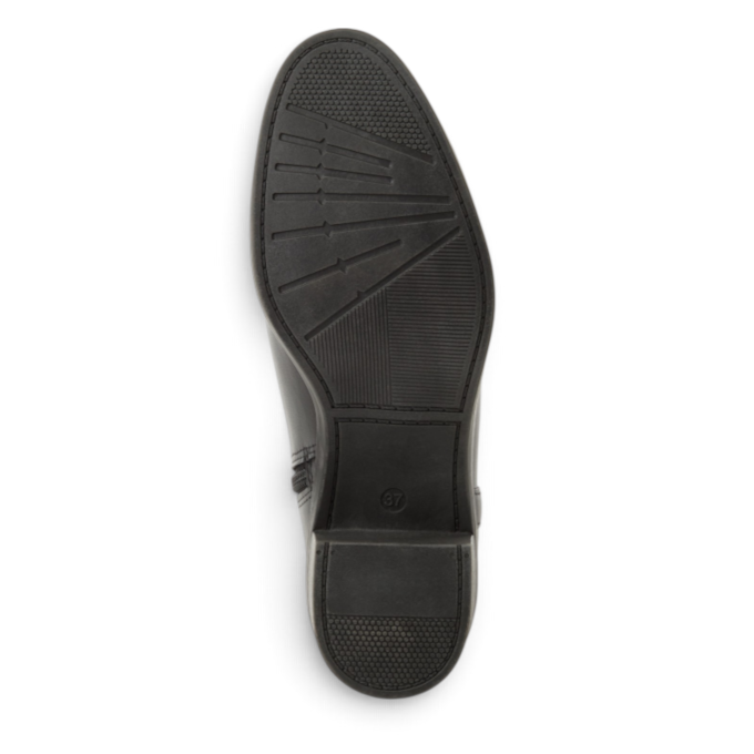 ShoeShop Marco Tozzi 2/2-25325 black boot sole with textured grip pattern and low block heel