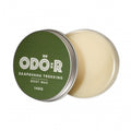ShoeShop Odöör 140g natural boot wax in a round metal tin for leather and Gore-Tex hiking footwear care.