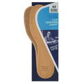 ShoeShop OmaKing thin light-coloured vegetable-tanned leather and natural cork insoles with perforated design