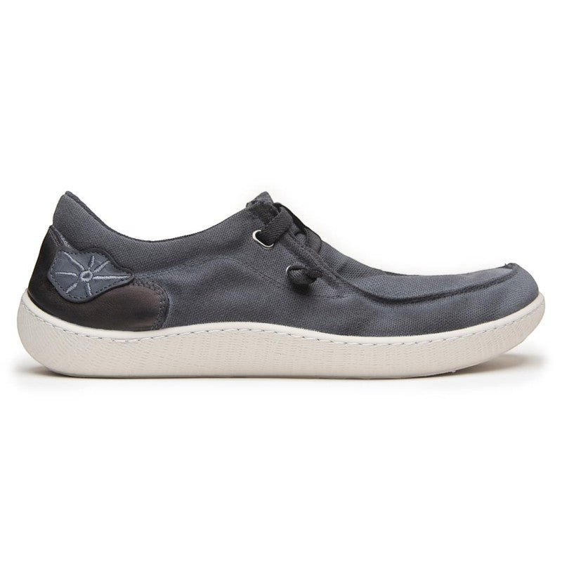 ShoeShop Sunni Sabbi KUNASHIRI grey organic cotton casual shoes with a natural rubber zero-drop sole