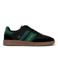 ShoeShop Teddy Smith 120236 sneakers in black and green with gold branding and a gum rubber sole.
